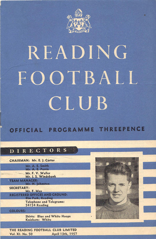 <b>Saturday, April 13, 1957</b><br />vs. Reading (Away)